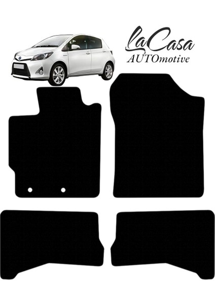 Toyota Yaris XP130 2013-2019 *hybrıd Uyumlu Lacasa Velur Halı Paspas