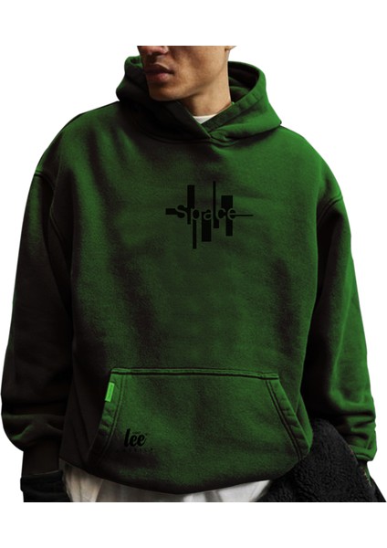 Kapüşonlu Sweatshirt Unisex Konpakt Penye