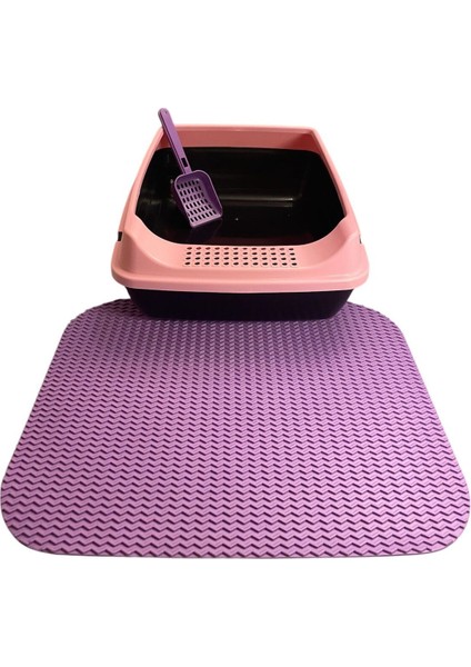 Çitto Kedi Bakım Seti, Tuvalet, Paspas, Kürek, Mama Kabı, Çok Renkli, 1'er Adet