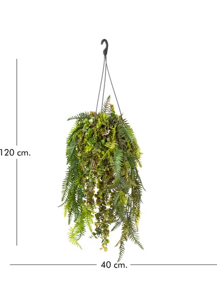 Askılı Saksıda Sarmaşık Yeşil 120 Cm. fırsatları