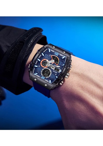 Smael 8109 Chrono Watch Silikon Kordon Lüks Spor Erkek Kol Saati fiyatları