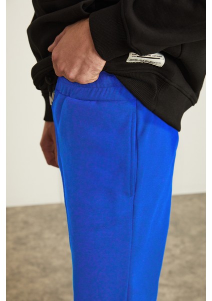 Emrys Erkek Comfort Saks Mavi Eşofman Altı modelleri