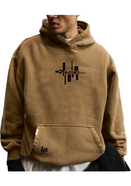 Kapüşonlu Sweatshirt Unisex Konpakt Penye