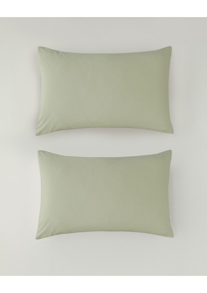 Novella Premium Soft Cotton 2'li Yastık Kılıfı 50X70 cm Açık Yeşil