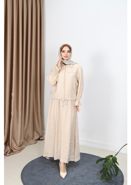 Fermuarlı Etekli Modal Takım