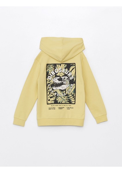 Yeni Sezon Kapusonlu Baskili Uzun Kollu Erkek Cocuk Sweatshirt - S4DO68Z4 fiyatları
