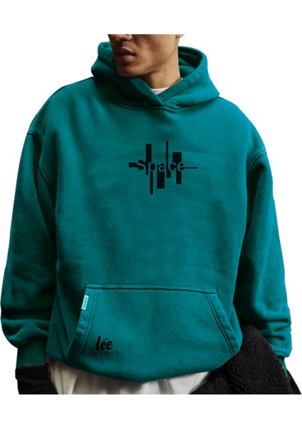 Kapüşonlu Sweatshirt Unisex Konpakt Penye