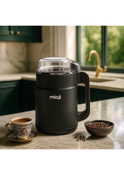 Mio CG34 500W Paslanmaz Çelik Bıçak Kompakt Baharat ve Kahve Öğütücü Siyah