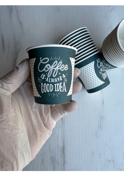 4 Oz Karton Bardak 100 Adet Maycup (Espresso-Türk Kahvesi ) modelleri