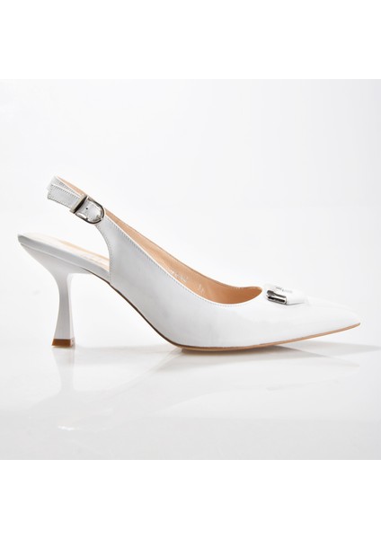 2430 Kadın Hakiki Deri Topuklu Ayakkabı