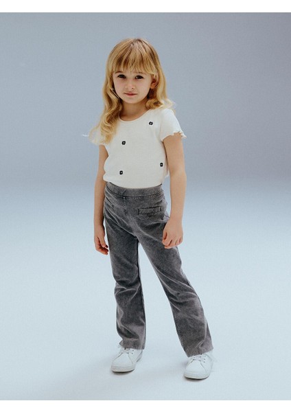 Beli Lastikli Basic Kız Bebek Tayt Pantolon fırsatları