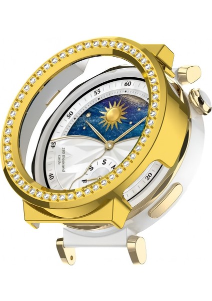 Huawei Watch Gt 5 41MM Uyumlu Zarif Elmas Taşlı Kasa Koruyucu