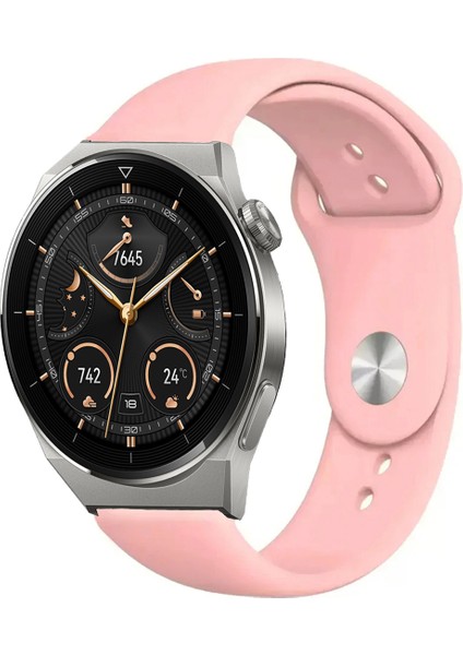 Huawei Watch Gt3 Pro 46MM Akıllı Saat Uyumlu Yumuşak Dokulu Silikon Kordon Kayış