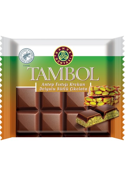 Tambol Sütlü Fıstık Krokanlı 100 gr