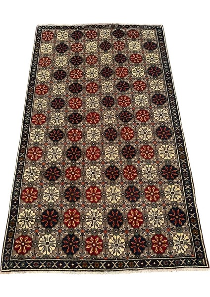 El Dokuma Kalın Ereğli Halısı 143X250 Renkli Kök Boya Büyük Halı