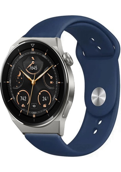 Huawei Watch Gt3 Pro 46MM Akıllı Saat Uyumlu Yumuşak Dokulu Silikon Kordon Kayış