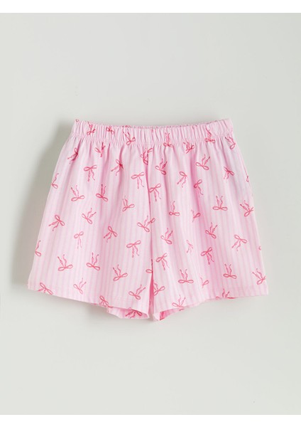 Yeni Sezon Beli Lastikli Kiz Cocuk Pijama Sort 2'li - S5MQ17Z4 modelleri