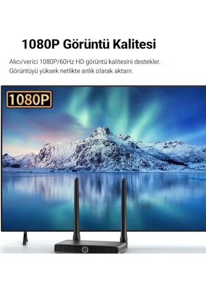 5ghz Kablosuz HDMI VGA Görüntü Aktarım Cihazı modelleri
