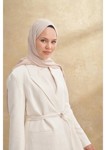 Bej Armanda Barok Desen Şal 3357