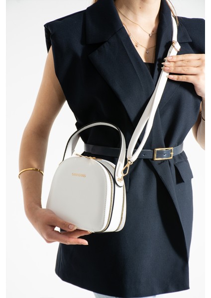 Kadın Gold Aksesuar Ayarlanabilir Çapraz Askılı El ve Omuz Çantası fırsatları