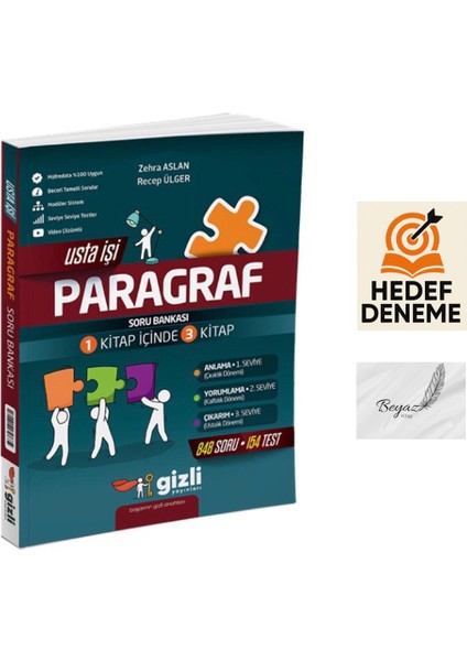 Gizli 8.sınıf Usta Işi Paragraf Soru Bankası Hedef Deneme