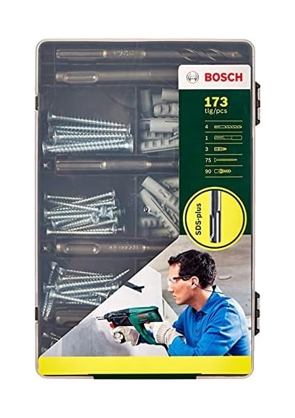 Professional Accessories Matkap Uçlu Sabitleme Aksesuar Seti, Yeşil, 173 Adet modelleri