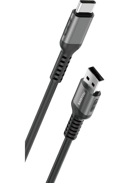 Lc 025 Type C Super Fast Hızlı Destekli 3.4 Amper Aaa+ Kalite Silikon Şarj ve Data Cable Kablosu Type C - USB