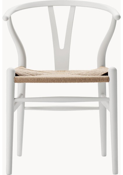 Hans J. Wegner CH24 Wishbone Sandalye: Kırmızı, El Örgüsü Oturma Alanı fiyatları