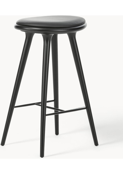 High Stool Meşe Bar Taburesi