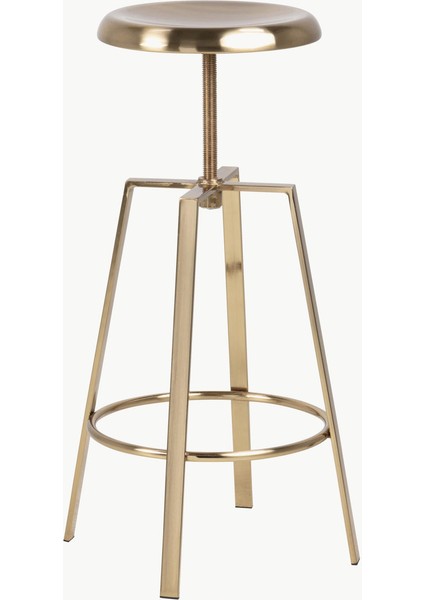 Goose Döner Bar Taburesi – Altın Renkli Metal, Yükseklik Ayarlı ve Modern Tasarım fırsatları