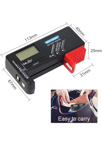 BT-168D LCD Dijital Pil Test Cihazı modelleri