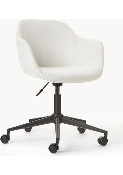 Fiji Döşemeli Ofis Sandalyesi: Ince Oturma Alanlı, Döner ve Ayarlanabilir