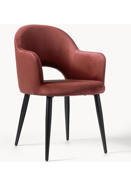 Rachel Kadife Kollu Sandalye – Retro Tarzda Modern Konfor