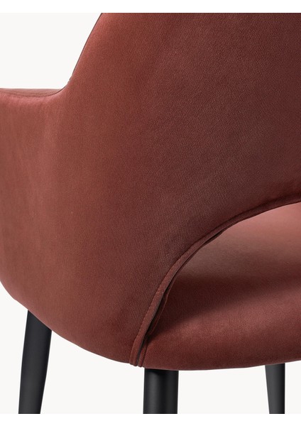 Rachel Kadife Kollu Sandalye – Retro Tarzda Modern Konfor