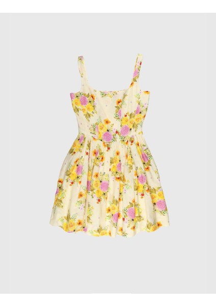 Paela Keten Sarı Kadın Elbise modelleri