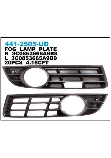 DEPO-441-2505L-UD - Sıs Far Cercevesı Sol Volkswagen Passat 05-10