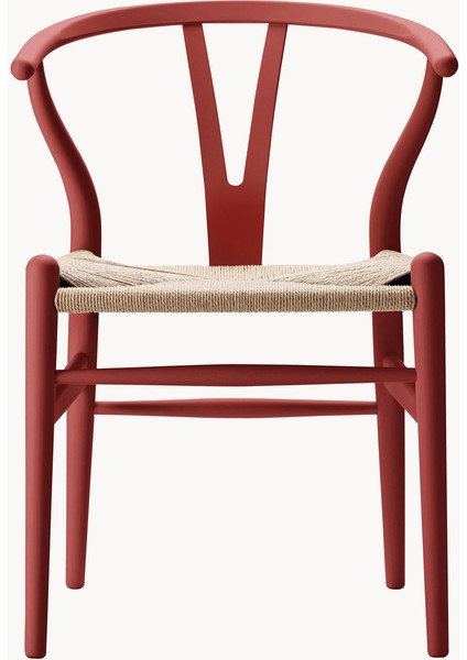 Hans J. Wegner CH24 Wishbone Sandalye: El Örgüsü Oturma Alanlı Ahşap Sandalye fiyatları