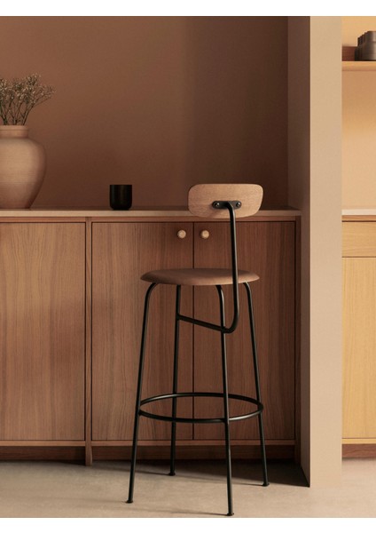 Afteroom Metal ve Ahşap Bar Taburesi - Minimalist, Konforlu Tasarım fiyatları