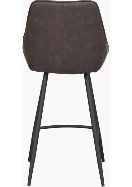 Sierra Sayaç Taburesi: Açık Gri, Siyah Ayaklı, Yüksek Dayanıklı