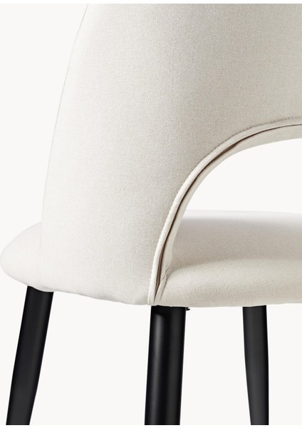 Rachel Döşemeli Sandalye – Adaçayı Yeşili Kumaş, Retro Stil