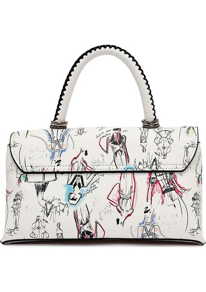 Kadın Krem Uzun Askılı Baskılı Kol Çantası 25SBD252426 fırsatları