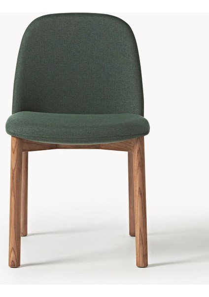 Julie Koyu Yeşil Döşemeli Dişbudak Ahşap Sandalye fırsatları