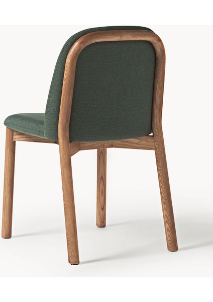 Julie Koyu Yeşil Döşemeli Dişbudak Ahşap Sandalye indirimleri