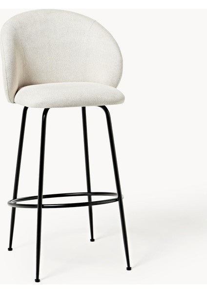 Luisa Kadife Bar Taburesi: Taupe Rengi, Parlak Altın Ayaklar, Çok Yönlü fiyatları