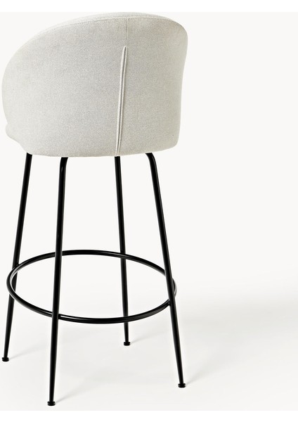 Luisa Kadife Bar Taburesi: Taupe Rengi, Parlak Altın Ayaklar, Çok Yönlü indirimleri