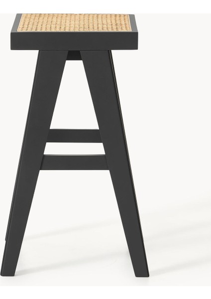 Sissi Viyana Hasır Bar Taburesi – Koyu Ahşap Iskelet, Bej Oturak indirimleri