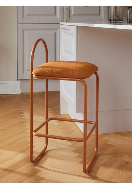 Angui Bukle Tezgah Taburesi – Açık Kahve, Geri Dönüştürülmüş Kumaş modelleri