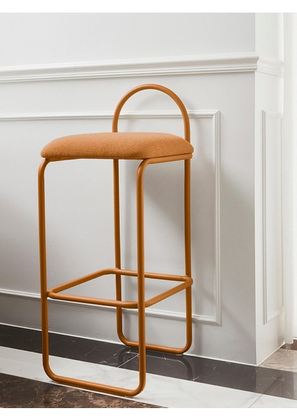 Angui Bukle Tezgah Taburesi – Açık Kahve, Geri Dönüştürülmüş Kumaş