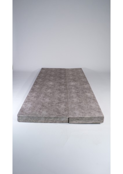 Katlanır Sünger Yatak 60*40*185*10 cm Uzunluk Gri Sünger Dallas Kumaş modelleri
