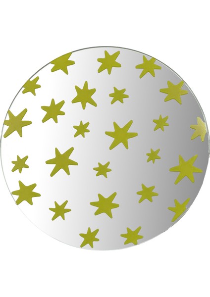 Echo Deco Yıldız Desen Baskılı Dekoratif Ayna fiyatları